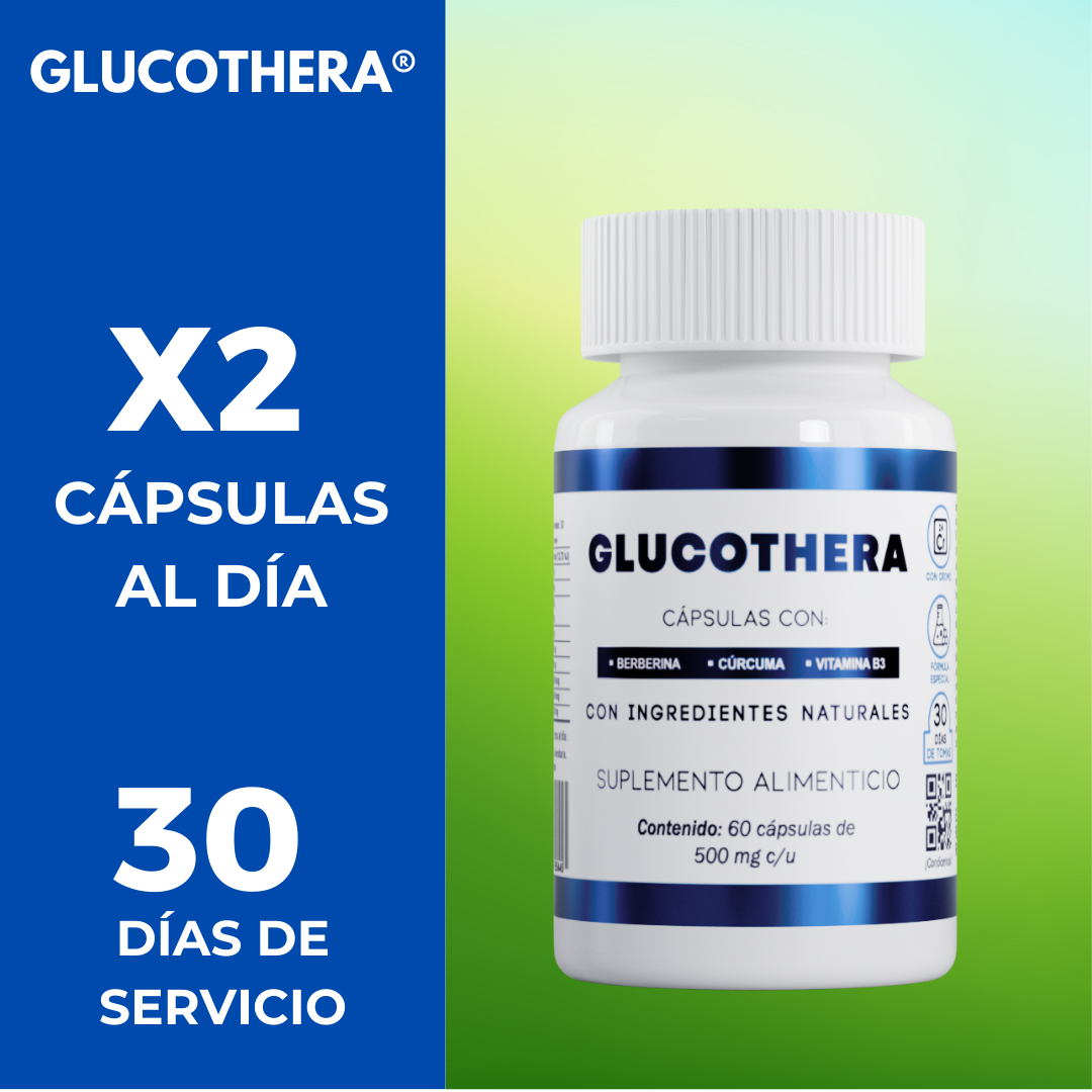 GLUCOTHERA® | CONTROL DE GLUCOSA | 60 CÁPSULAS